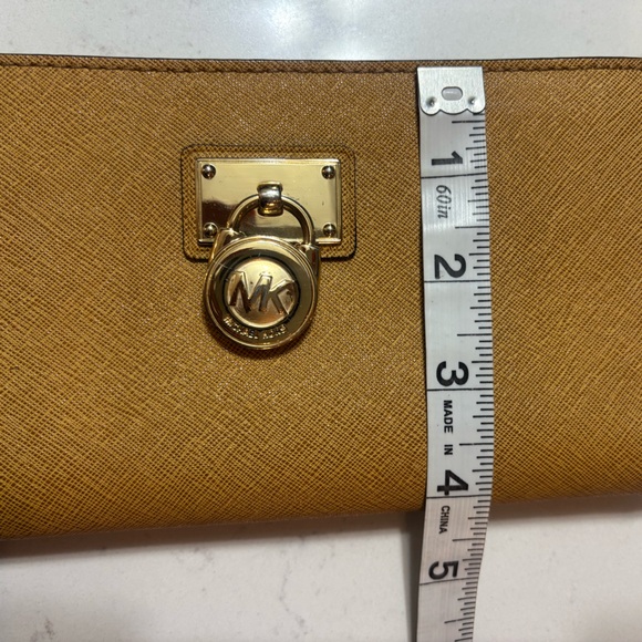 Michael Kors Tan With Gold Accent Wallet - Picture 8 of 8